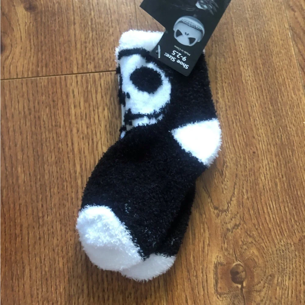 Disney Nightmare Before Christmas Jack fuzzy crew socks